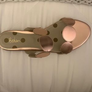 Boden Rose Gold sandals. Never been worn.